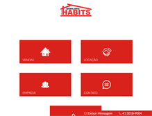 Tablet Screenshot of habits.com.br